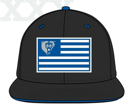 HAT - Black Bears Flag -DOME Hat