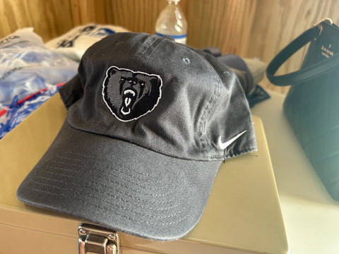 Bear Face Hat Grey