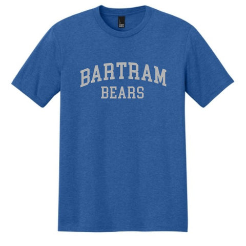 SHIRT-  Royal -Grey Block BARTRAM