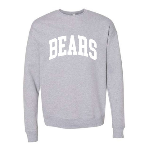 SWEATSHIRT- BEARS  GRAY Crewneck